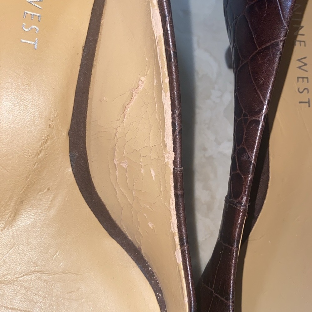 Nine West Oaks brown croc - Picture 7 of 8